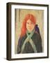 Portrait of the Mumper's Daughter, C.1914-Augustus Edwin John-Framed Giclee Print