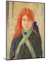 Portrait of the Mumper's Daughter, C.1914-Augustus Edwin John-Mounted Giclee Print