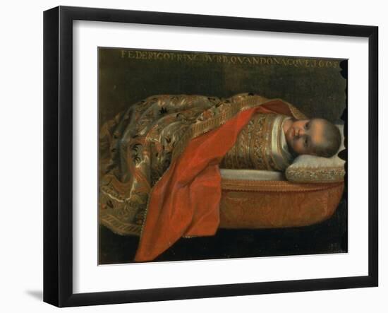 Portrait of the Newborn Federigo Di Urbino, 1605-Federico Barocci-Framed Giclee Print