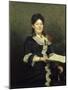 Portrait of the Opera Singer Alexandra Molas (1845-192), 1883-Ilya Yefimovich Repin-Mounted Giclee Print