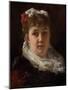 Portrait of the Opera Singer Félia Litvinne (1860-193), 1881-Alexei Alexeyevich Harlamov-Mounted Giclee Print