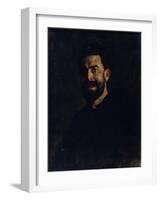 Portrait of the Opera Singer Francisco D?Andrade (1859-192), 1885-Valentin Alexandrovich Serov-Framed Giclee Print