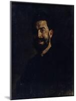 Portrait of the Opera Singer Francisco D?Andrade (1859-192), 1885-Valentin Alexandrovich Serov-Mounted Giclee Print