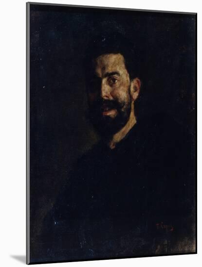 Portrait of the Opera Singer Francisco D?Andrade (1859-192), 1885-Valentin Alexandrovich Serov-Mounted Giclee Print
