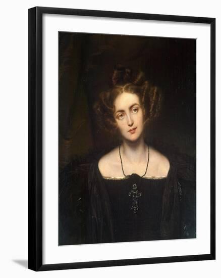 Portrait of the Opera Singer Henriette Sontag, (1806-185), 1831-Paul Hippolyte Delaroche-Framed Giclee Print