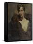 Portrait of the Opera Singer Vera Dorofeyeva-Konstantin Alexeyevich Korovin-Framed Stretched Canvas