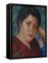 Portrait of the Opera Singer Vera Petrova-Zvantseva-Kuzma Sergeyevich Petrov-Vodkin-Framed Stretched Canvas