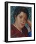 Portrait of the Opera Singer Vera Petrova-Zvantseva-Kuzma Sergeyevich Petrov-Vodkin-Framed Giclee Print