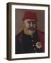 Portrait of the Ottoman Sultan, Abdel Aziz (1861-76)-Turkish School-Framed Giclee Print