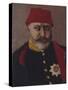 Portrait of the Ottoman Sultan, Abdel Aziz (1861-76)-Turkish School-Stretched Canvas