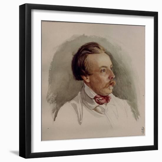 Portrait of the Painter Alexander Von Kotzebue (1815-188), 1840s-Gerhard Wilhelm von Reutern-Framed Giclee Print