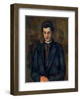 Portrait of the Painter Alfred Hauge, 1899-Paul Cézanne-Framed Giclee Print