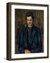 Portrait of the Painter Alfred Hauge, 1899-Paul Cézanne-Framed Giclee Print