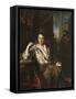 Portrait of the Painter Charles Bruni - Jan (Johann) Kupecky (Kupetzky) (1667-1740). Oil on Canvas,-Johann Kupezky Or Kupetzky-Framed Stretched Canvas