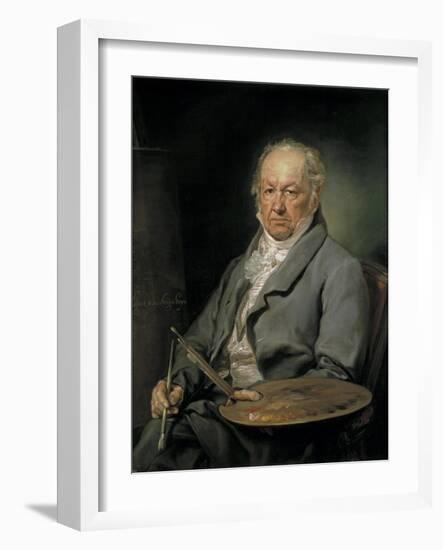 Portrait of the Painter Francisco De Goya (1746-182), 1826-Vicente López Portaña-Framed Giclee Print