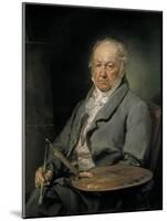 Portrait of the Painter Francisco De Goya (1746-182), 1826-Vicente López Portaña-Mounted Giclee Print