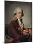 Portrait of the Painter Francois-Andre Vincent by Adelaide Labille-Guiard-null-Mounted Giclee Print