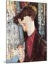 Portrait of the Painter Frank Havilland-Amedeo Modigliani-Mounted Art Print