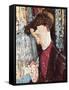 Portrait of the Painter Frank Havilland-Amedeo Modigliani-Framed Stretched Canvas