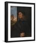 Portrait of the Painter Giovanni Bellini, 1511-1512-Titian (Tiziano Vecelli)-Framed Giclee Print