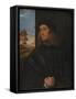 Portrait of the Painter Giovanni Bellini, 1511-1512-Titian (Tiziano Vecelli)-Framed Stretched Canvas