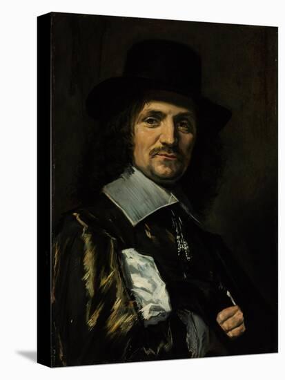 Portrait of the Painter Jan Asselijn (1610-165)-Frans I Hals-Stretched Canvas