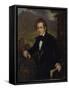 Portrait of the Painter Karl Pavlovich Bryullov (1799-185), 1836-Vasili Andreyevich Tropinin-Framed Stretched Canvas