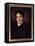 Portrait of the Painter Louis Riesener (1808-1878) Painting by Eugene Delacroix (1798-1863) 1835 Su-Ferdinand Victor Eugene Delacroix-Framed Stretched Canvas