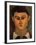 Portrait of the Painter Moise Kisling, 1915-Amedeo Modigliani-Framed Giclee Print