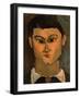 Portrait of the Painter Moise Kisling, 1915-Amedeo Modigliani-Framed Giclee Print