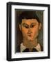 Portrait of the Painter Moise Kisling, 1915-Amedeo Modigliani-Framed Giclee Print