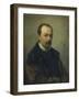 Portrait of the Painter Pavel Andreyevich Fedotov (1815-185), before 1852-null-Framed Giclee Print