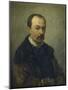 Portrait of the Painter Pavel Andreyevich Fedotov (1815-185), before 1852-null-Mounted Giclee Print