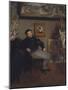 Portrait of the painter Tissot, 1867-8-Edgar Degas-Mounted Giclee Print