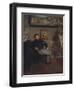 Portrait of the painter Tissot, 1867-8-Edgar Degas-Framed Giclee Print