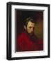 Portrait of the Painter Vyacheslav Grigoryevich Schwarz (1838-186), 1870-Alexander Dmitrievich Litovchenko-Framed Giclee Print