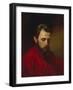 Portrait of the Painter Vyacheslav Grigoryevich Schwarz (1838-186), 1870-Alexander Dmitrievich Litovchenko-Framed Giclee Print