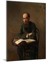 Portrait of the Painter Yefim Yefimovich Volkov (1844-192), 1885-Nikolai Dmitrievich Kuznetsov-Mounted Giclee Print