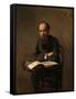 Portrait of the Painter Yefim Yefimovich Volkov (1844-192), 1885-Nikolai Dmitrievich Kuznetsov-Framed Stretched Canvas