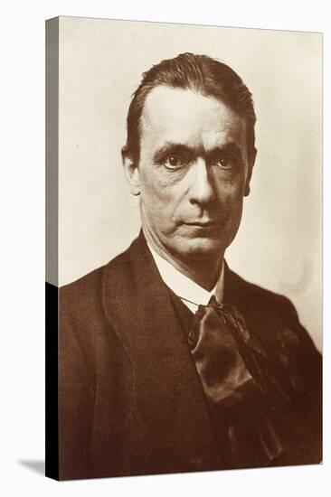 Portrait of the Philosopher and Esotericist Rudolf Steiner-null-Stretched Canvas