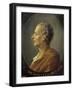 Portrait of the Philosopher Montesquieu after Jacques Antoine Dassiers-null-Framed Giclee Print