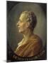 Portrait of the Philosopher Montesquieu after Jacques Antoine Dassiers-null-Mounted Giclee Print