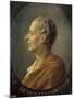 Portrait of the Philosopher Montesquieu after Jacques Antoine Dassiers-null-Mounted Giclee Print