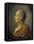 Portrait of the Philosopher Montesquieu after Jacques Antoine Dassiers-null-Framed Stretched Canvas