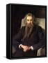 Portrait of the Philosopher Und Author Vladimir Solovyov (1853-1900)-null-Framed Stretched Canvas