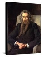 Portrait of the Philosopher Und Author Vladimir Solovyov (1853-1900)-null-Stretched Canvas