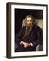 Portrait of the Philosopher Und Author Vladimir Solovyov (1853-1900)-null-Framed Giclee Print