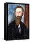 Portrait of the Photographer Dilewski, 1916-Amedeo Modigliani-Framed Stretched Canvas