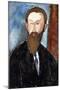 Portrait of the Photographer Dilewski, 1916-Amedeo Modigliani-Mounted Giclee Print