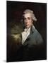 Portrait of the Playwright and Whig Statesman Richard Brinsley Sheridan, (1751-181)-John Hoppner-Mounted Giclee Print